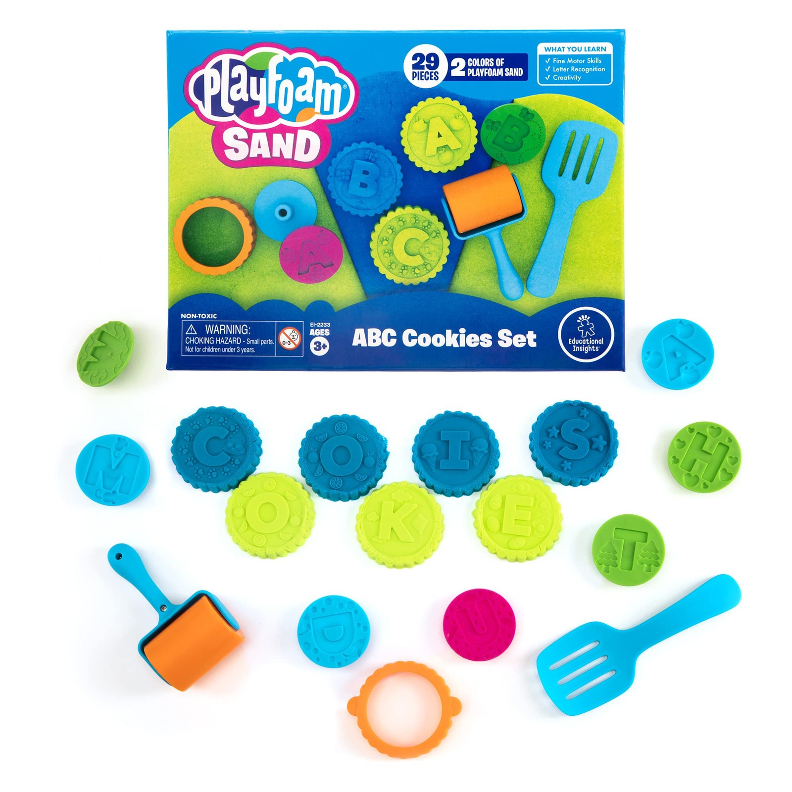 Educational Insights Playfoam Sand Abc Cookies Set, Play Office Product