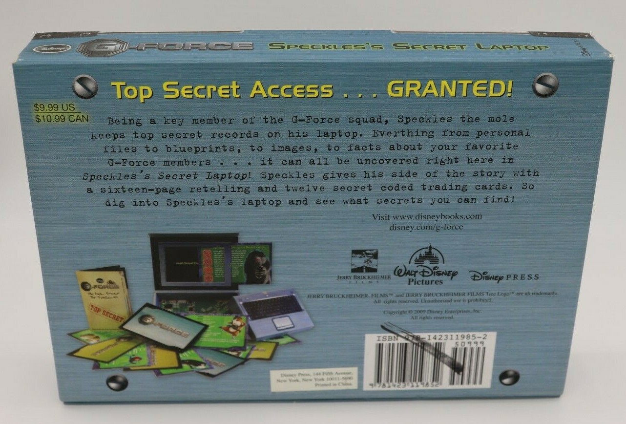 G-Force: Speckles Secret Laptop -2009, Hardcover- by Disney Group