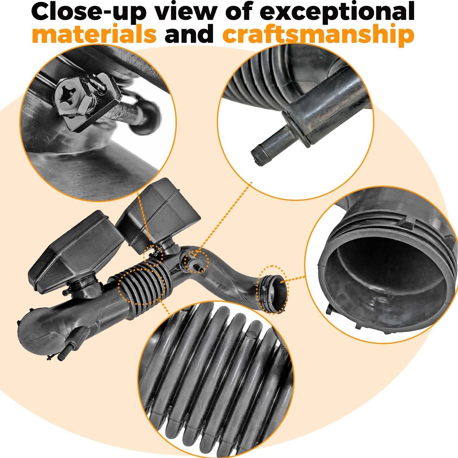281402P200 Engine Air Cleaner Intake Hose Tube Compatible with Kia Sorento 2….