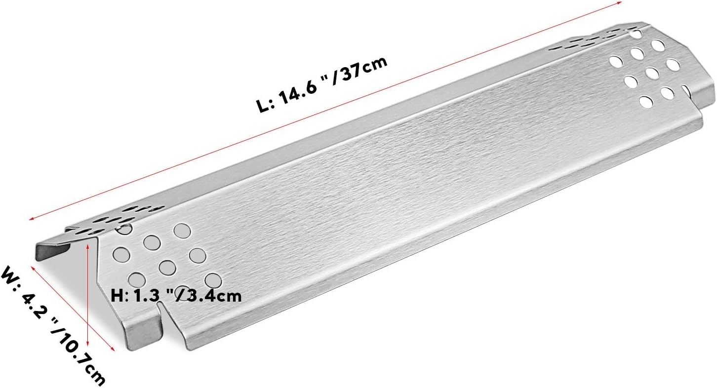 Uniflasy Heat Plates for Home Depot Nexgrill 720-0830H, 5 Burner 720-0888, 74/80