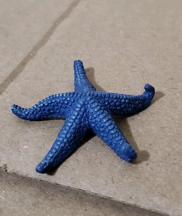 Safari Ltd Blue Sea Star Starfish Figure Ocean Sea Life Toy Collectible