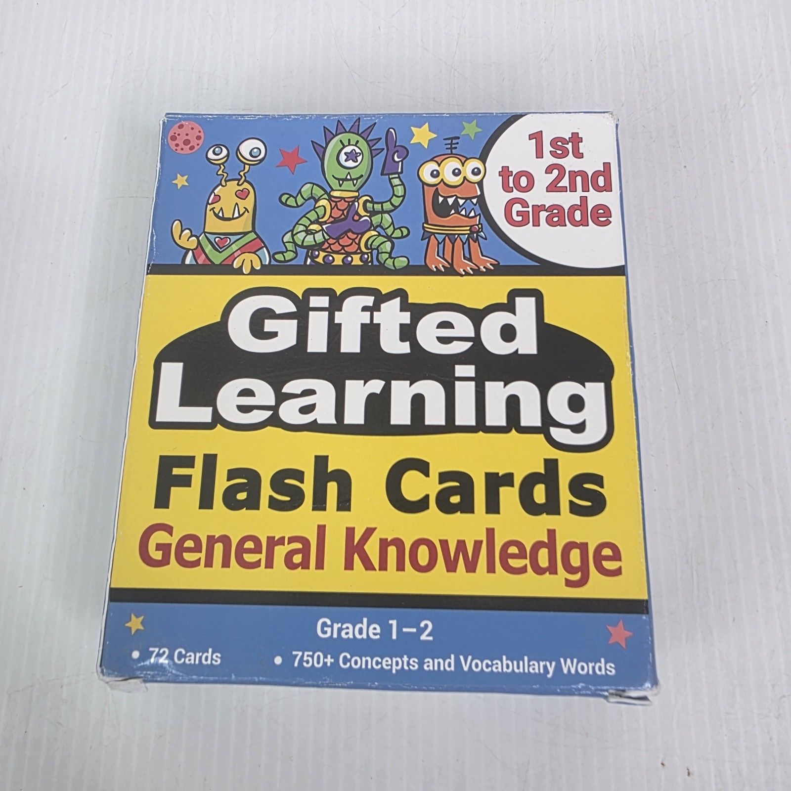 Gifted Learning Flash Cards 1st & 2nd Grade General Knowledge & 3rd Grade CogAT
