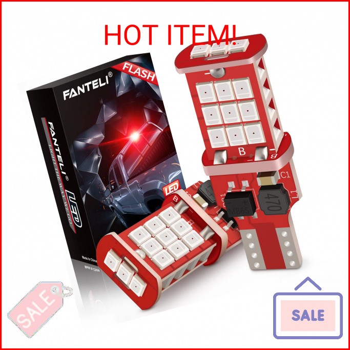 FANTELI 912 921 LED Bulb, Strobe Flashing 3rd Third Brake Center High Mount Stop