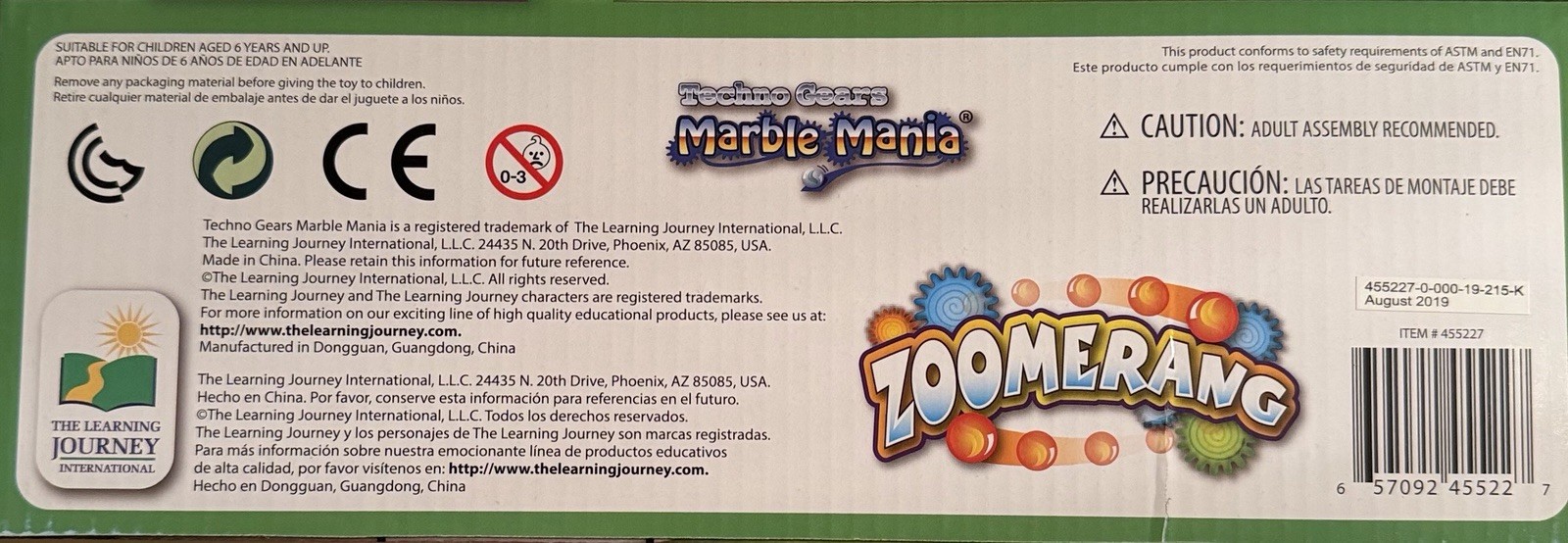 Marble Mania Lot of 4 – Whirler, Catapult, Zoomerang, Zany Trax, NEW, Learning
