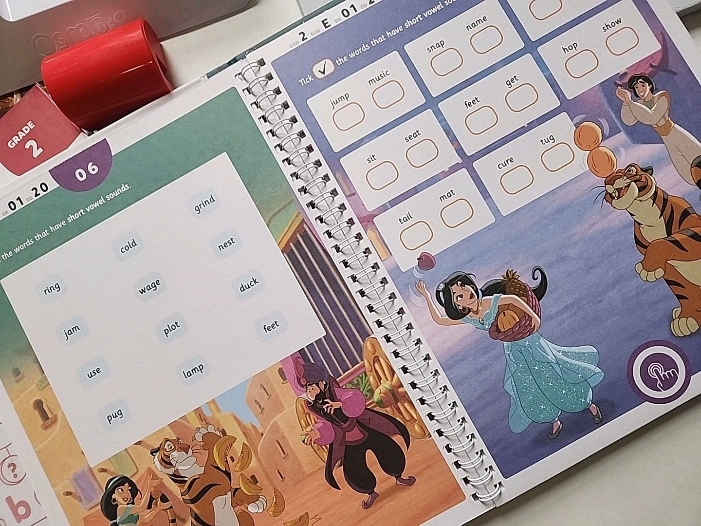 BYJUS Learning Kit: Disney, Grade 2 Learning Kit Active Learning Math Reading