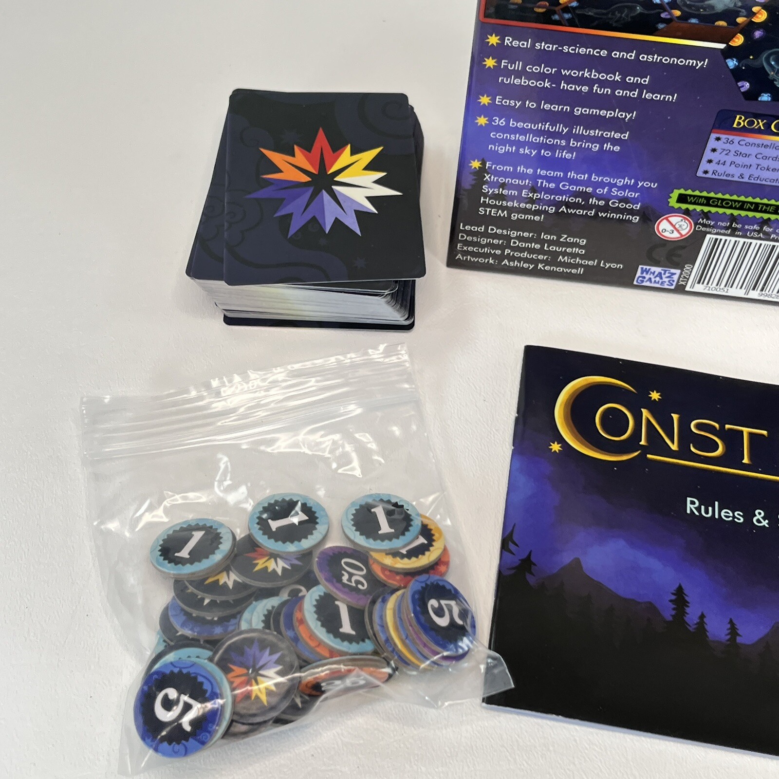 Constellations An Xtronaut Game W/ Double Constellations Expansion.