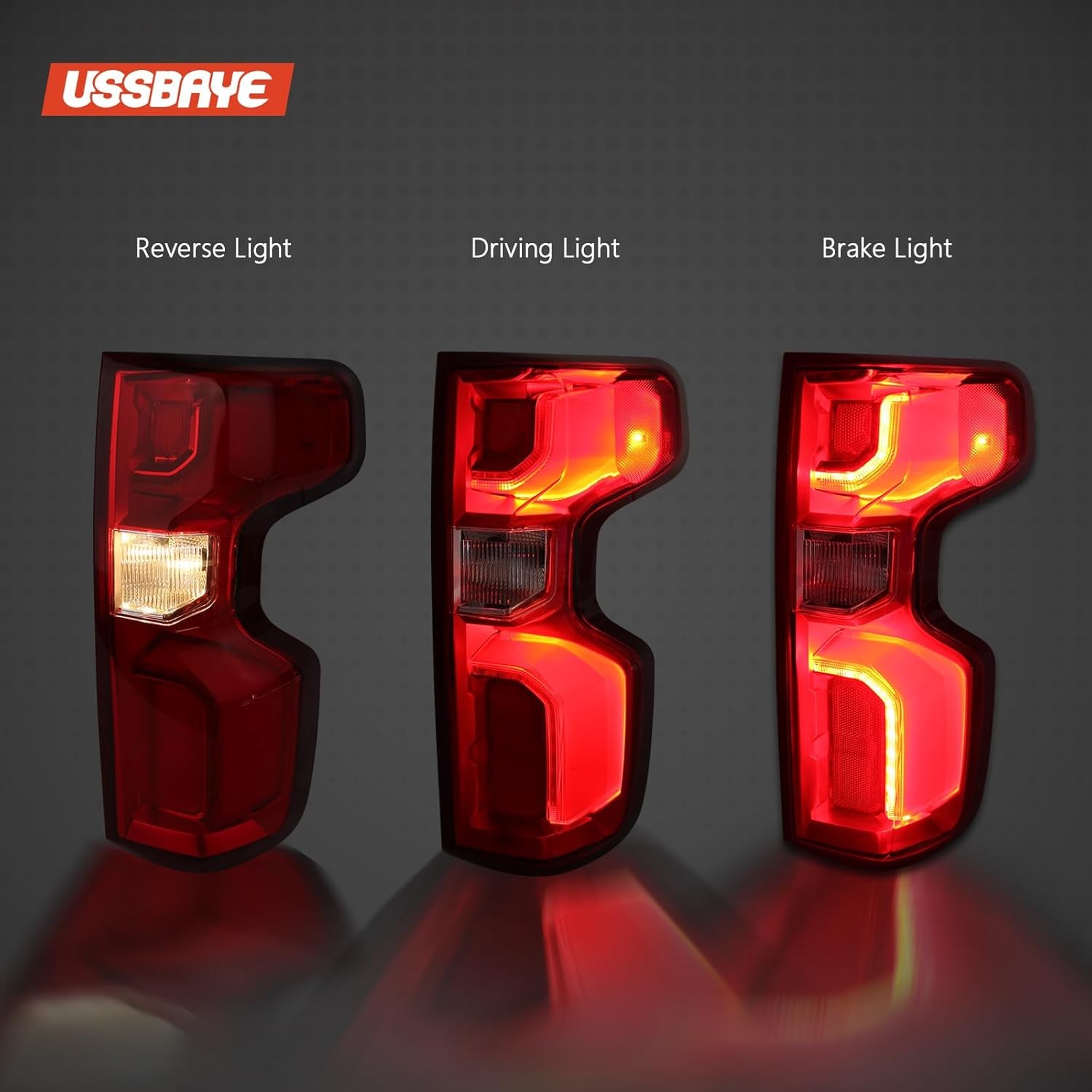 LED Tail Light Compatible with 2019 Right Passenger Side 19-25 Silverado LED