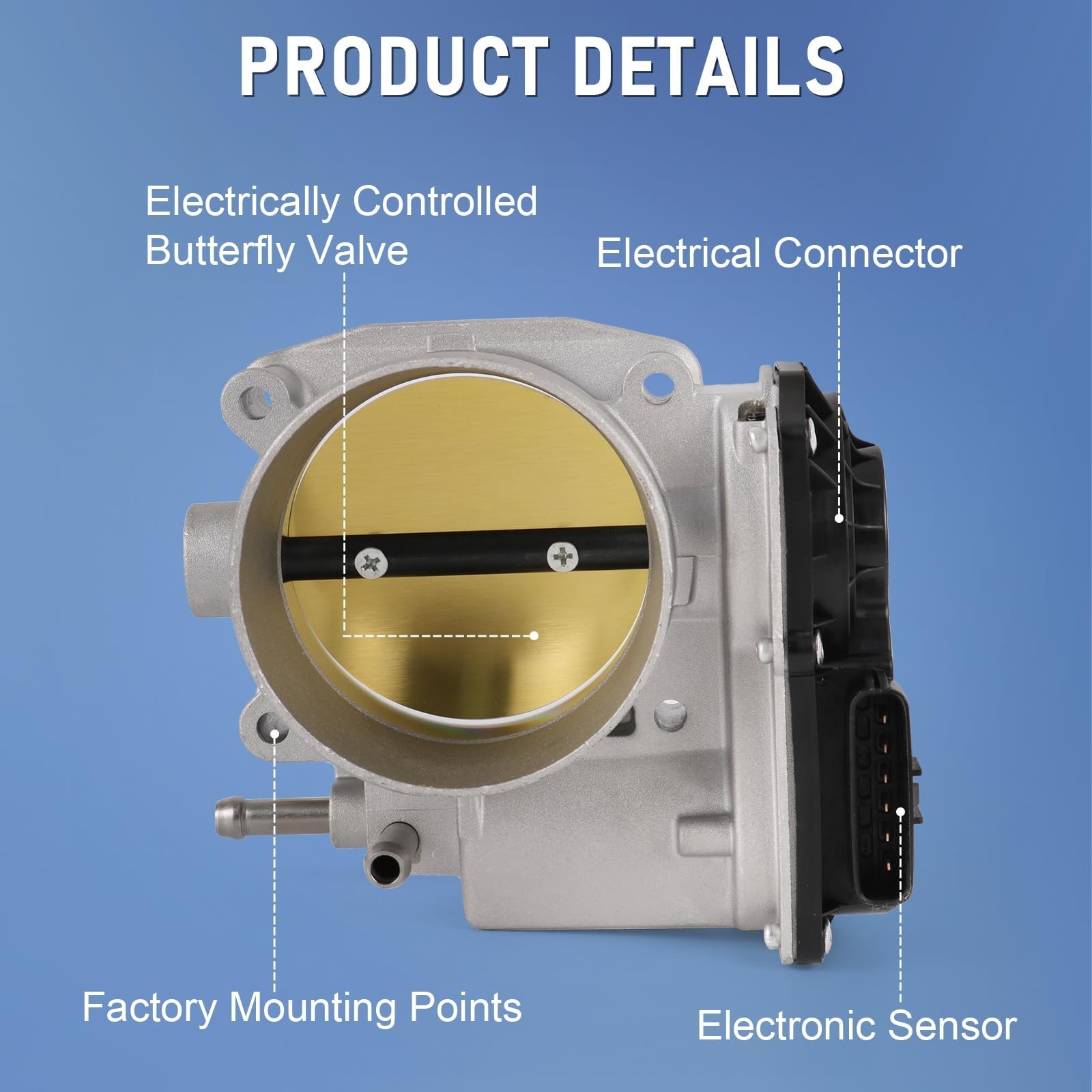 Electronic Throttle Body Compatible with Lexus GX470 LX470 LX570 LX570 Toyota…