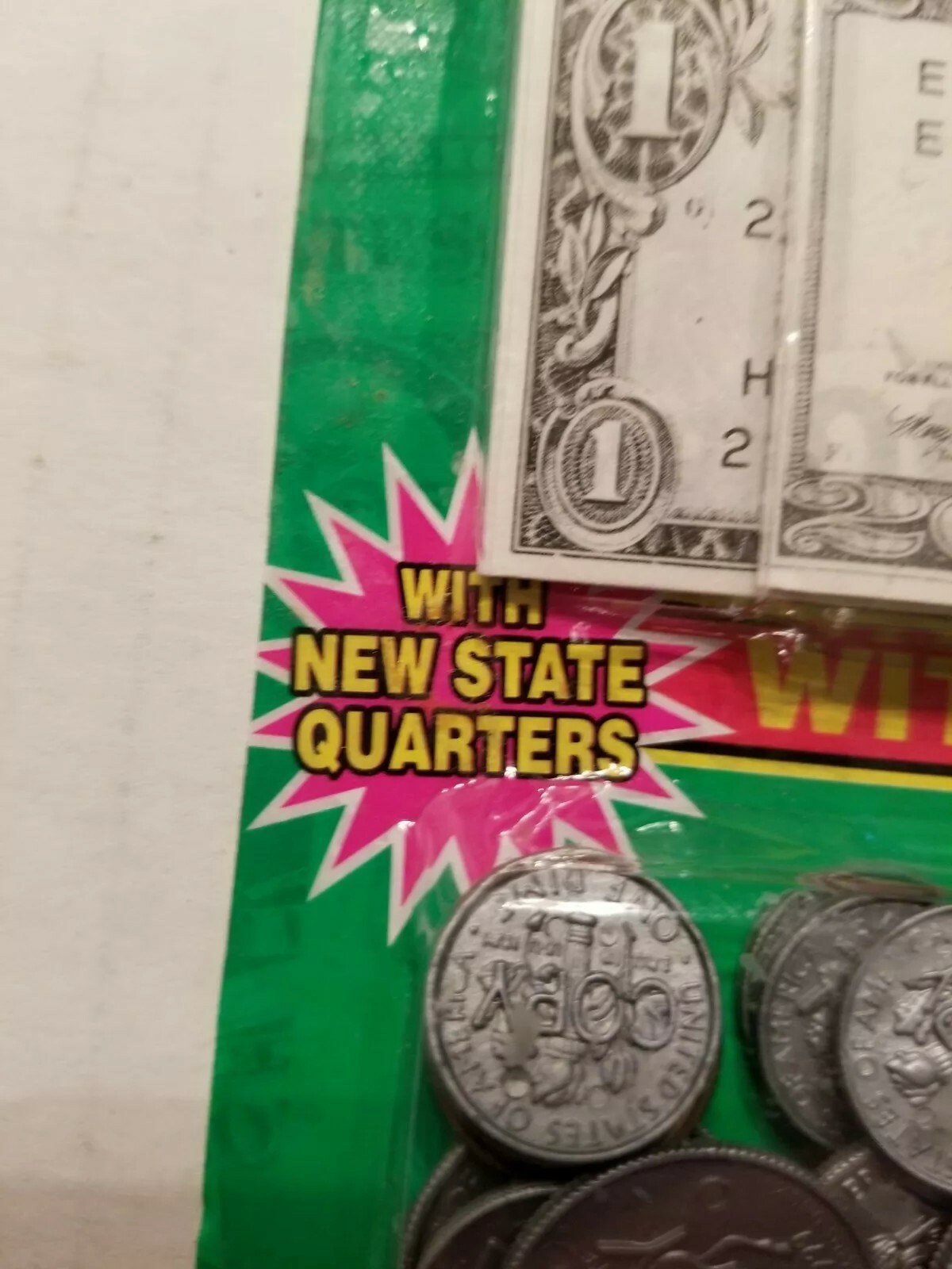 Play Cash Toy Money – Coins and Bills – with Money Clip NEW!!