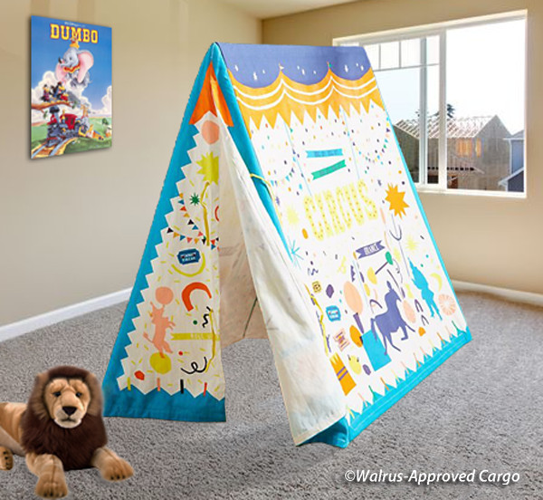 ANTHROPOLOGIE PRINTED PEANUT PLAY TENT -NIB- LET THE LITTLE ONE DIG THE BIG TOP!