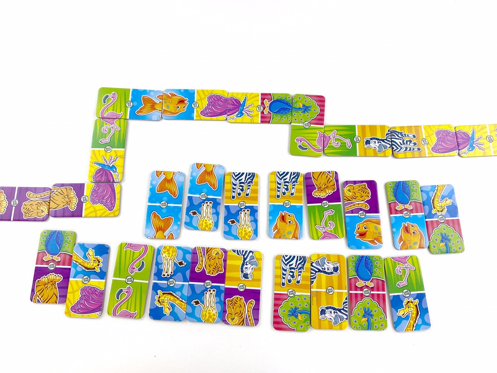 Leap Frog Animal Dominoes Sort & Match Education Toy Grade Pre-K 28 Pieces