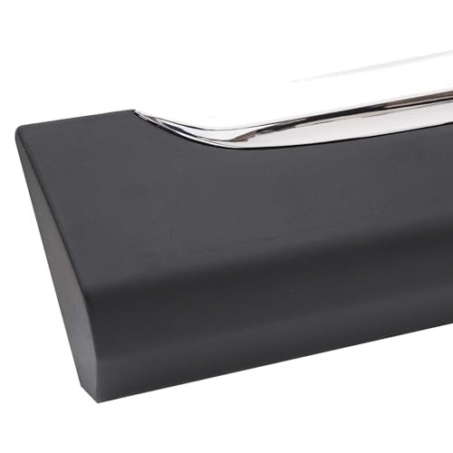 Rear Door Lower Molding Trim Panel with Chrome Trim Fit for Highlander 2011