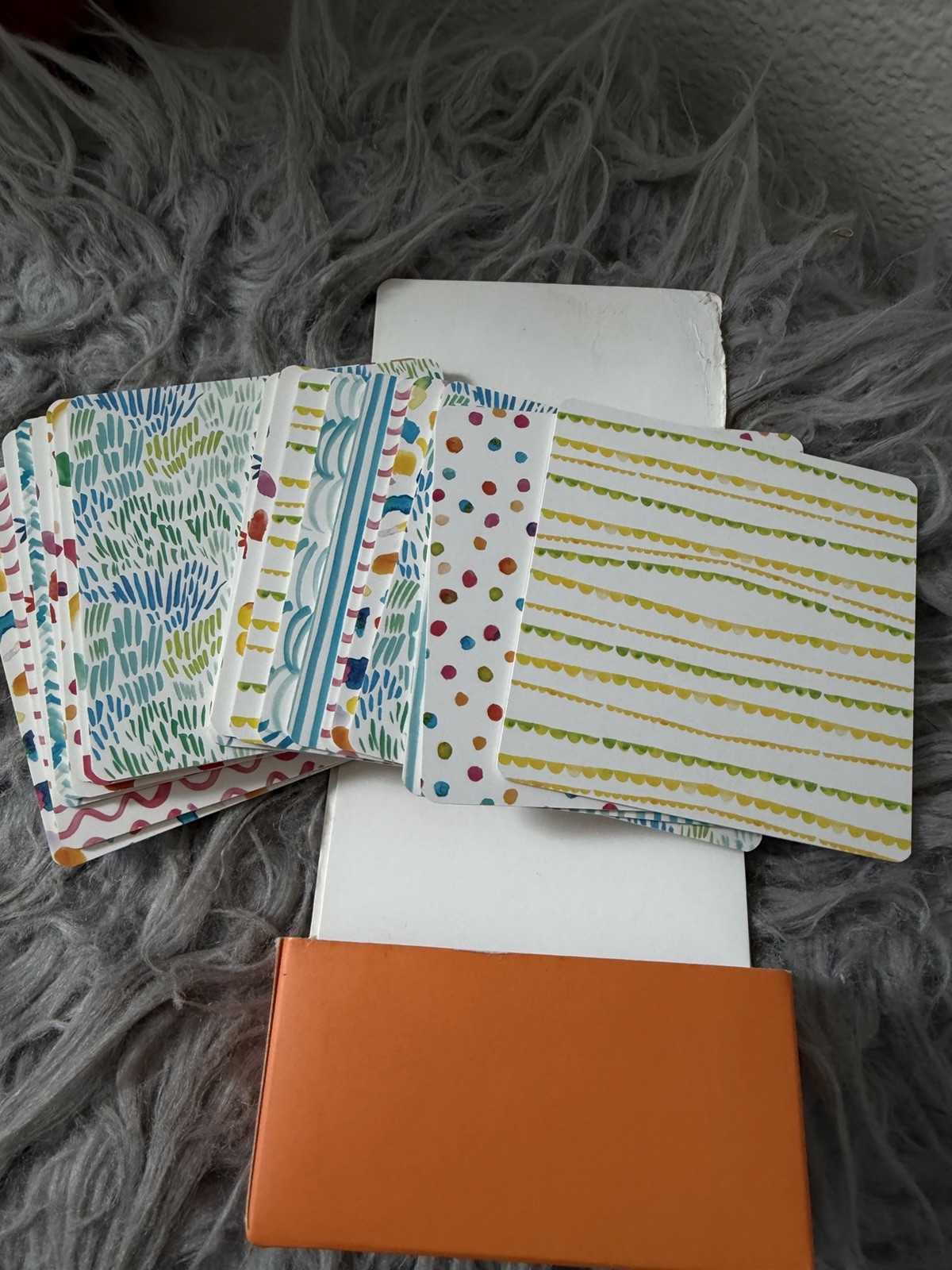 Lovevery kids Flash Cards Set, Multicolor Picture Cards, Orange Box