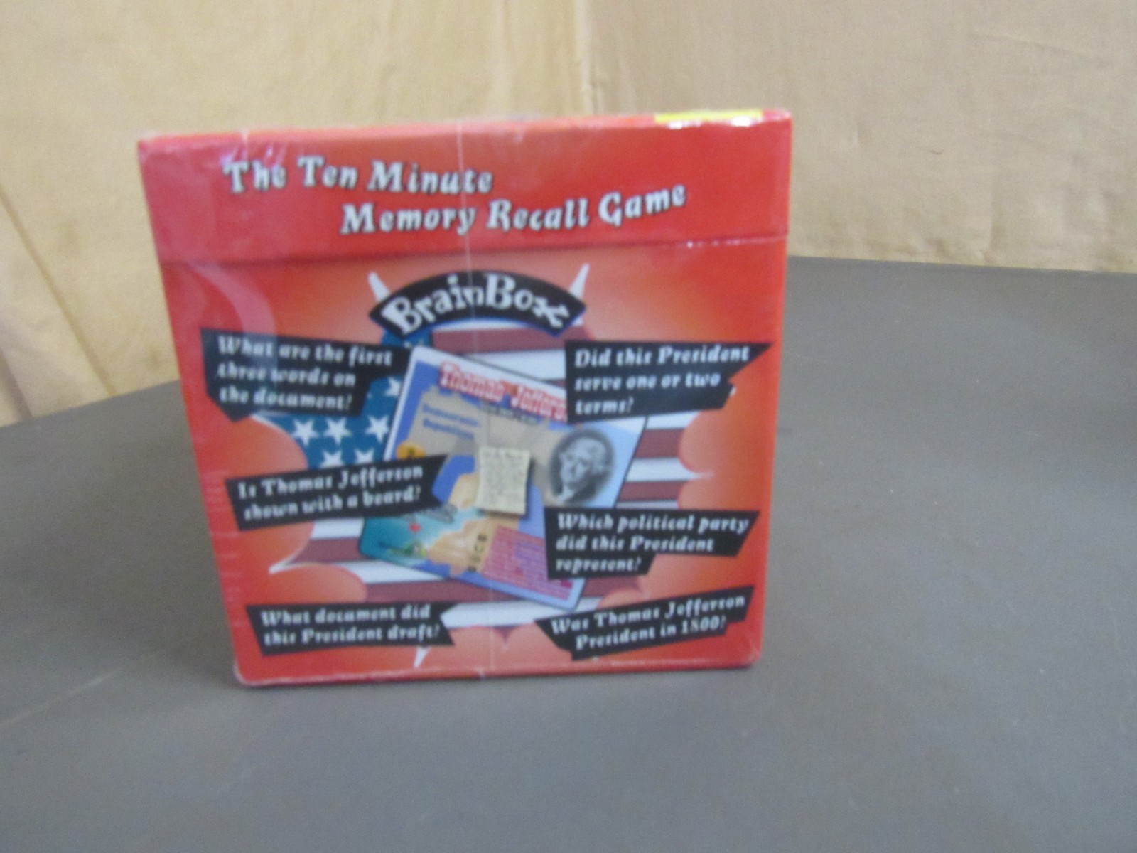 NEW MindWare BrainBox – U.S. Presidents Brain Challenge Game – ages 8+