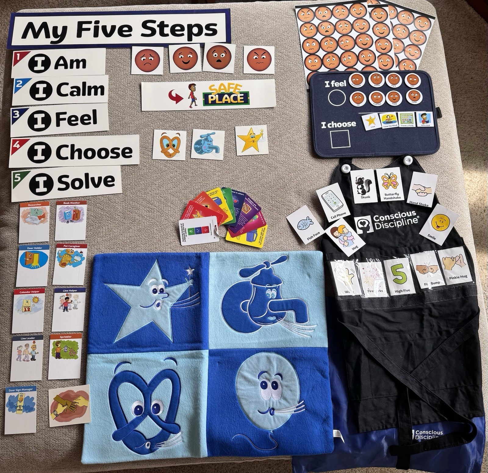 Conscious Discipline Miscellaneous Items. Posters, Apron & More
