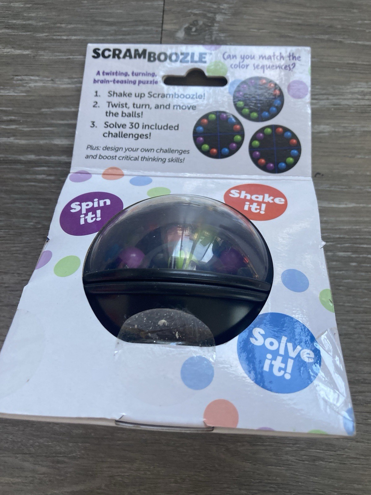 NEW IN PACKAGE NIP NIB Learning Resources Scramboozle Toy Fidget