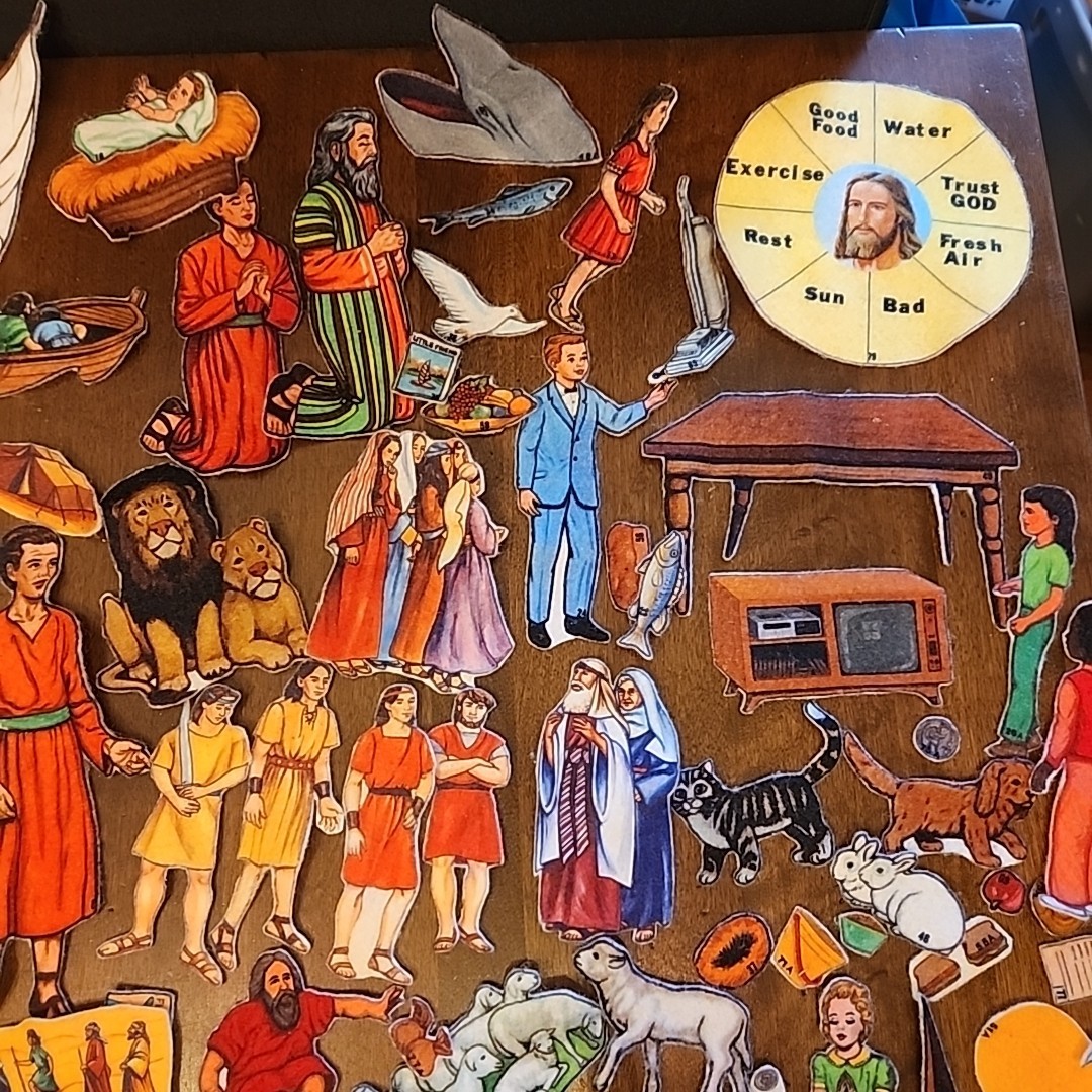 Book Of Mormon Bible Felt Flannel Board Book Stories Pieces Lot Lds Fhe Primary