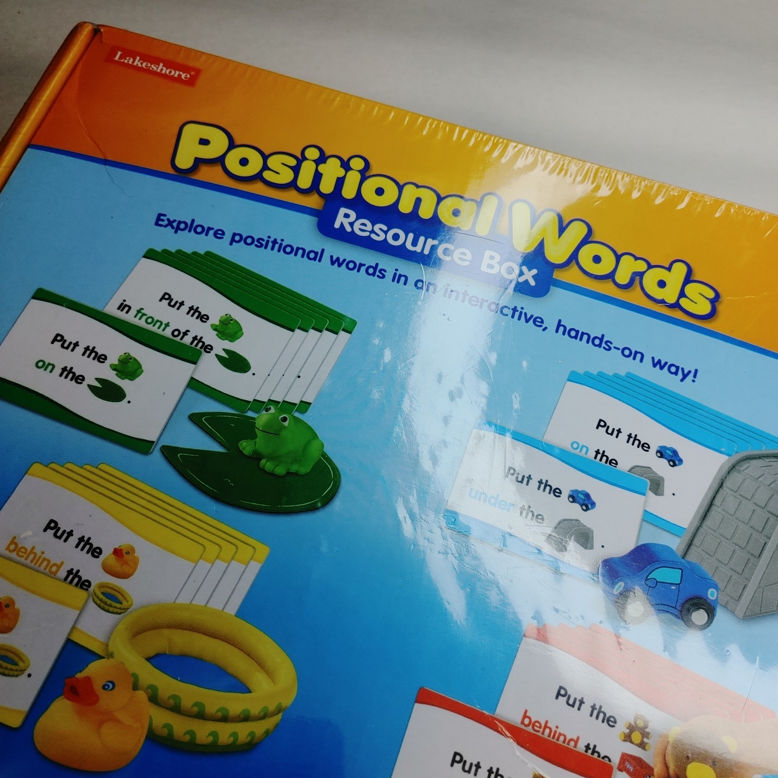 Lakeshore Positional Words Resource Box Ages 3+ PP949 Sealed (READ)