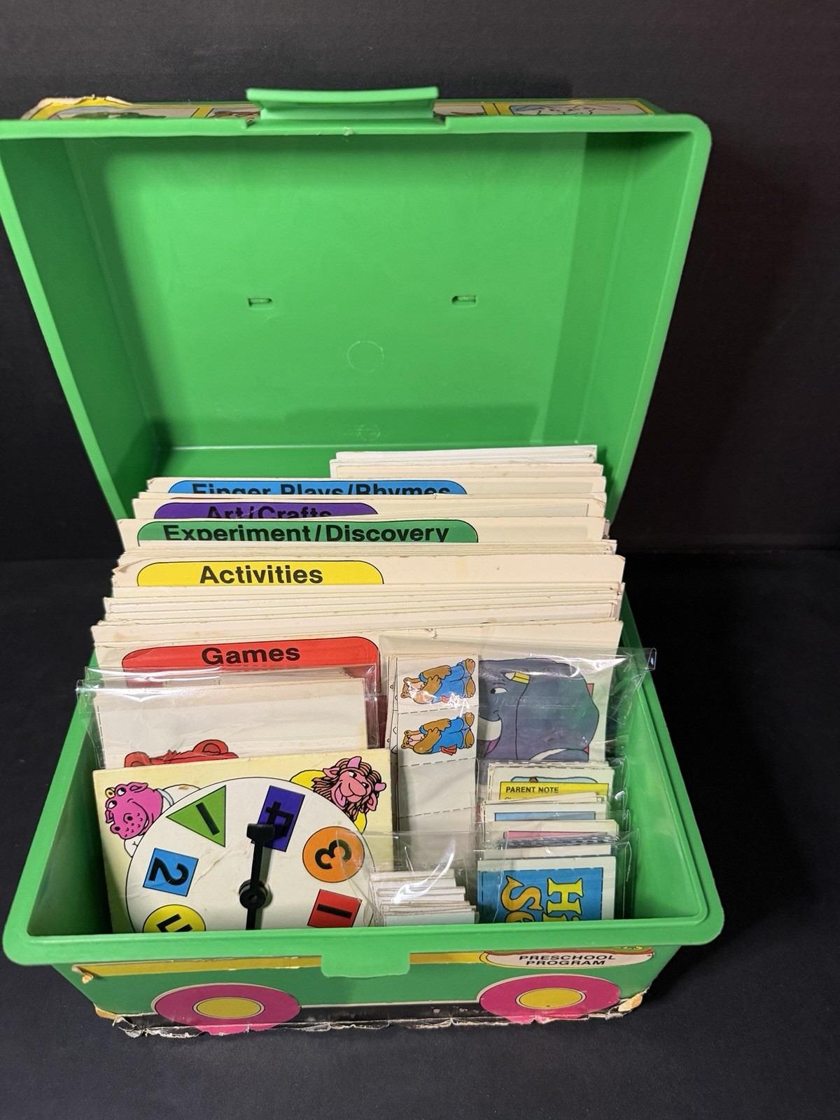 1981 Sweet Pickles Preschool Program Activity Bus w/Cards & Games See Decription