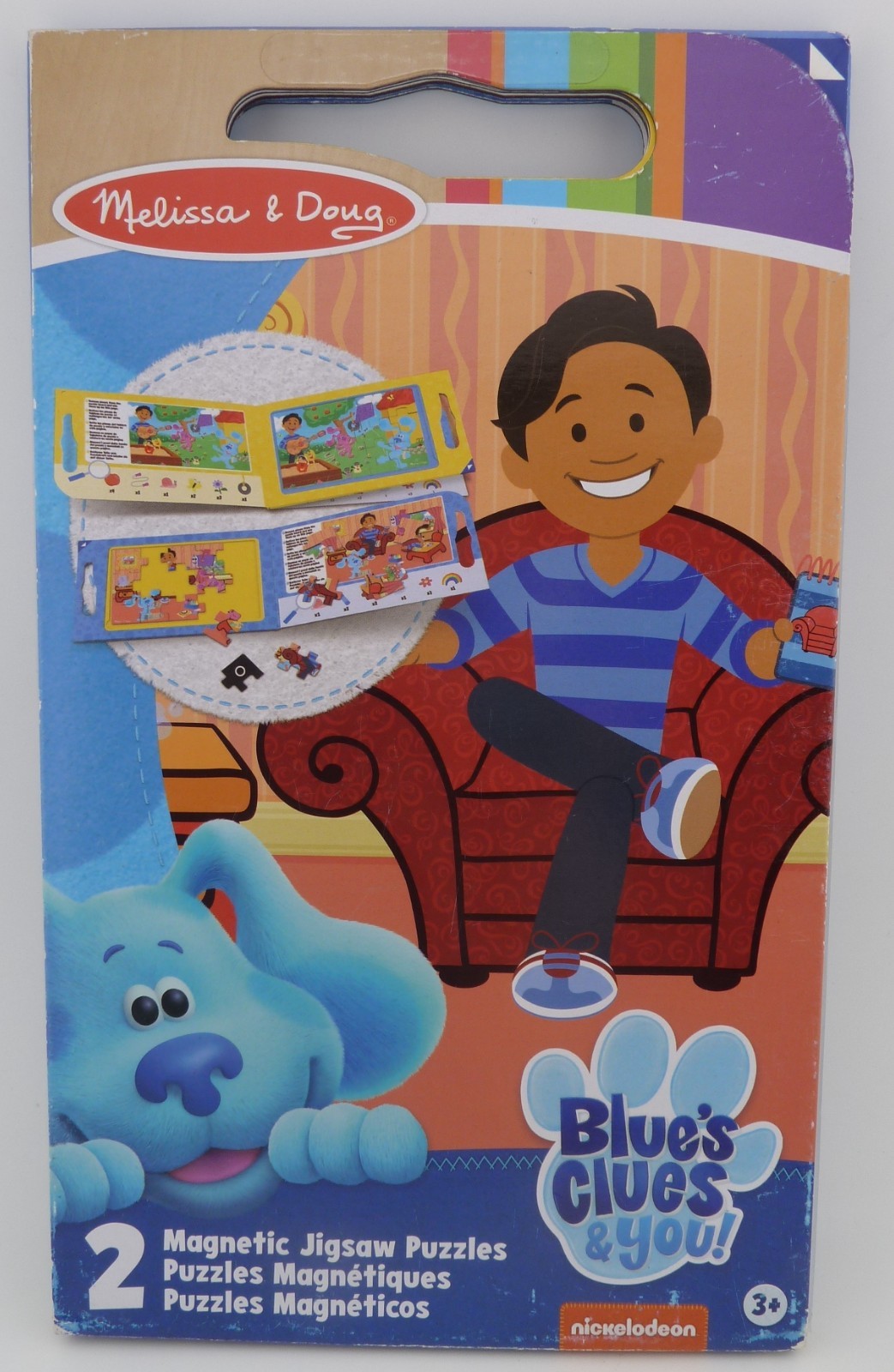 NEW Blues Clues-Paw Patrol Lot 3 Sticker Books & Puzzle Magnets Restickable Fun