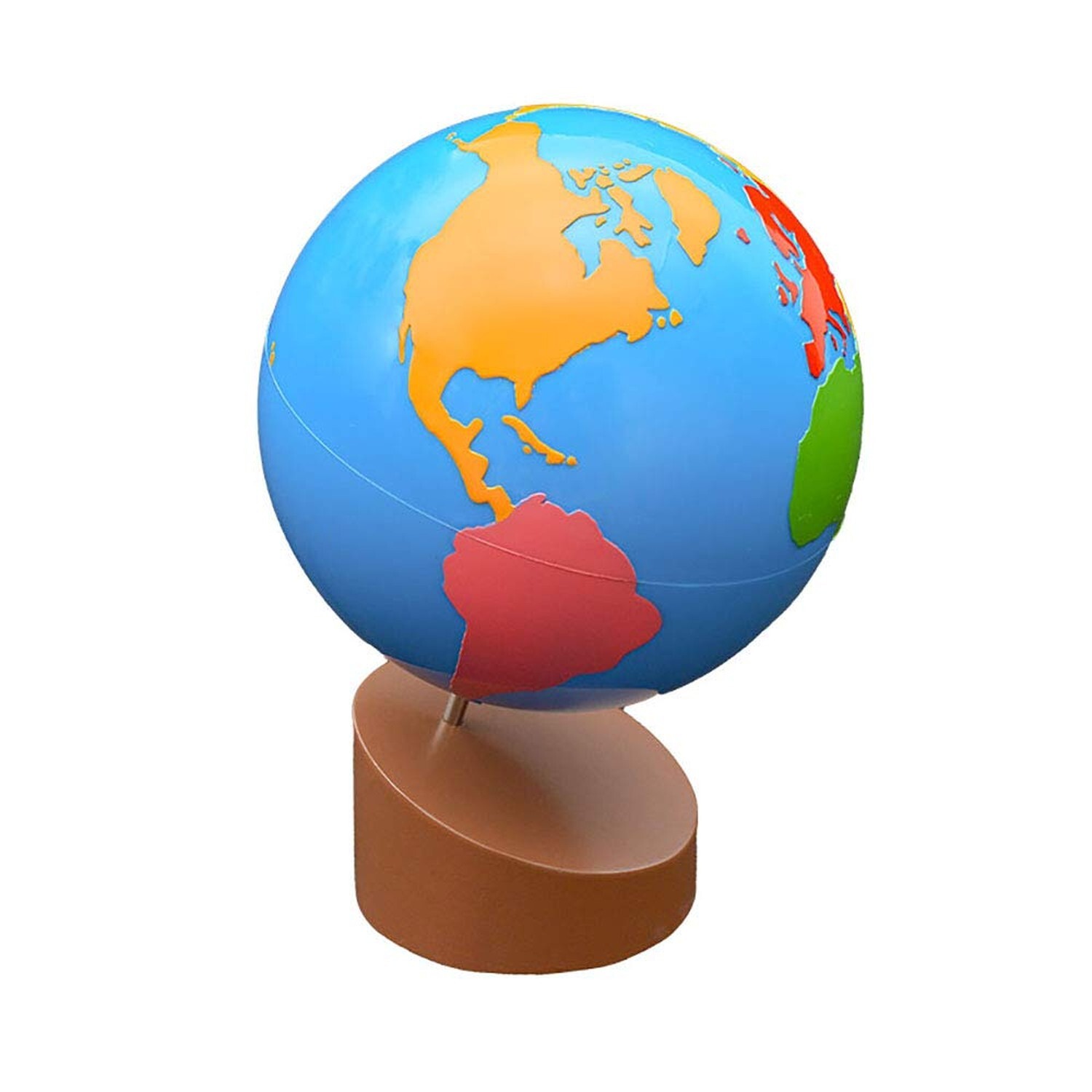 Montessori Globe – World Parts Science and Cultural Geography Materials Conti…
