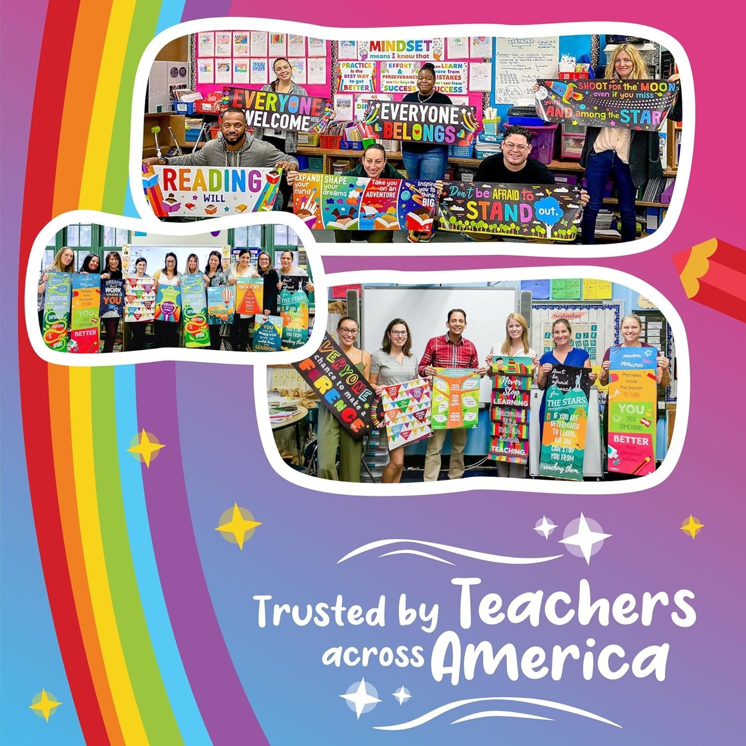 18 Educational Posters Bundle for Toddlers – 12″x16″ Colorful Learning Charts
