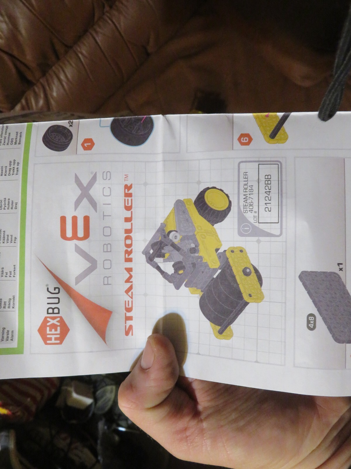 Hexbug Vex Robotics Steam Roller Built w Instructions