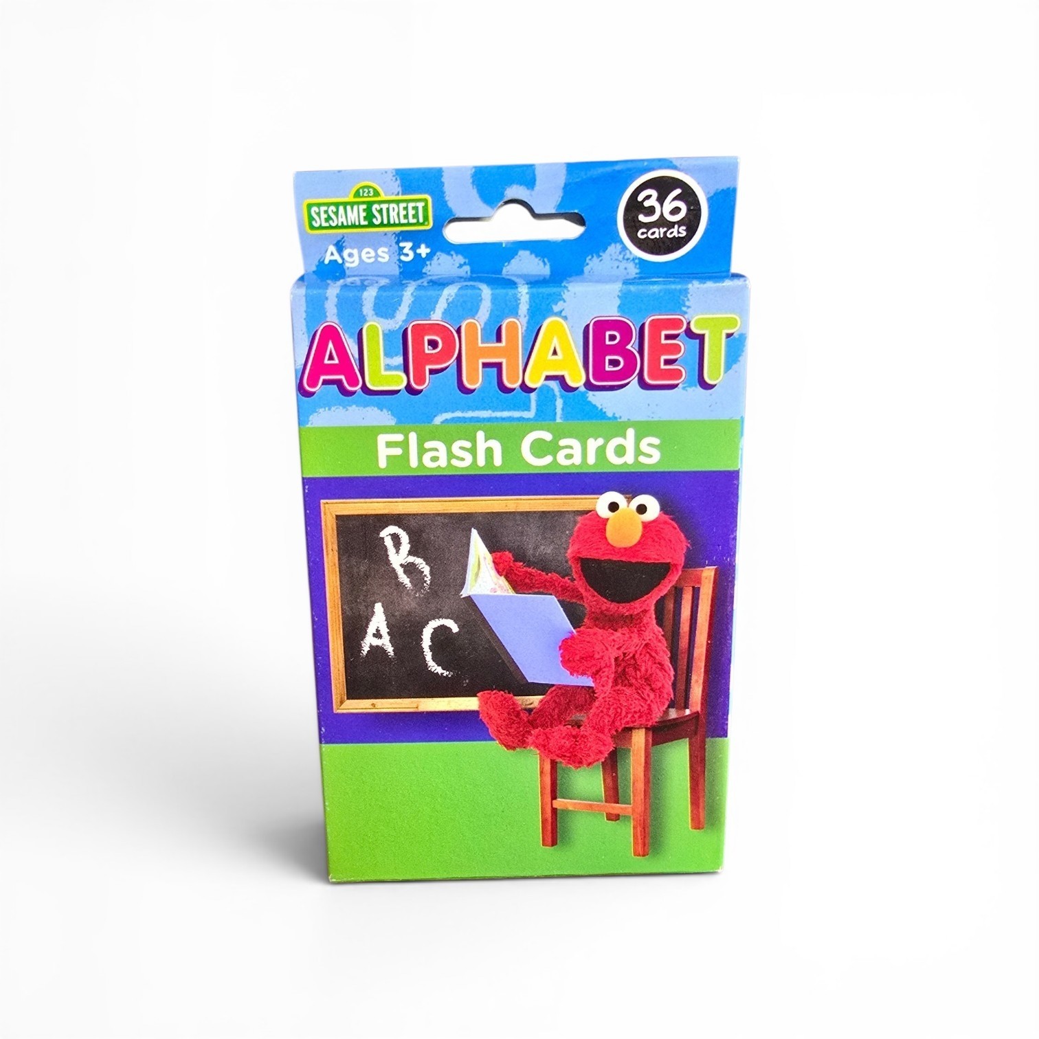 Sesame Street Flash Cards 4 Pack Set Alphabet Numbers Colors Words Ages 3+