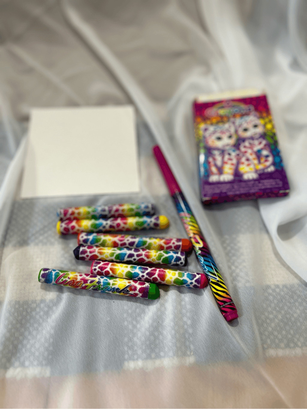 Lisa Frank Crayons and Marker Used