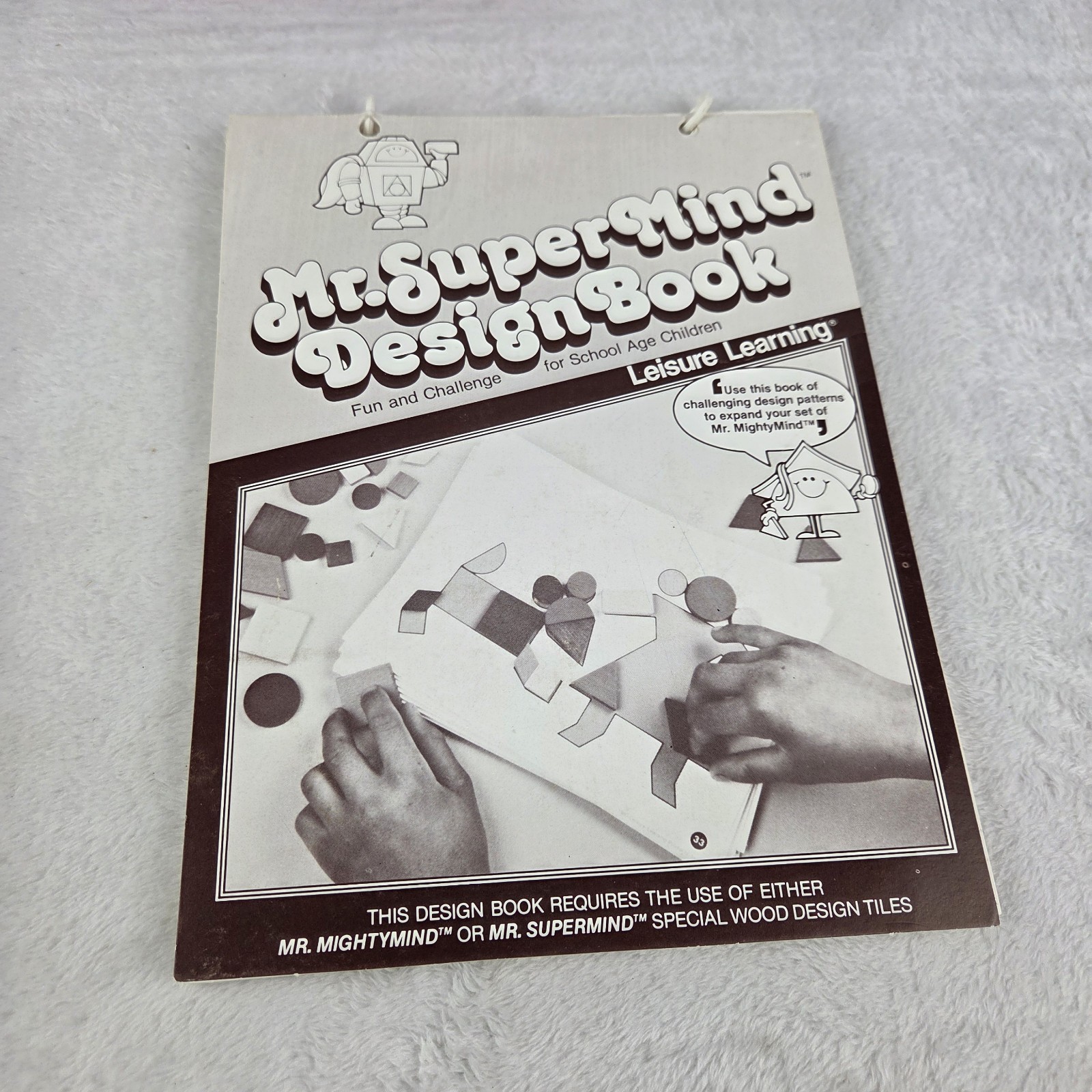 Vintage 1981 Mr SuperMind Puzzle Game Leisure Learning Complete W/ Extras