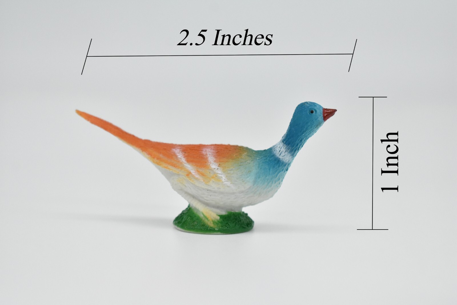 Dove, Ring-necked Toy, Very Nice Bird Plastic Model 2 1/2 inch F626 B131