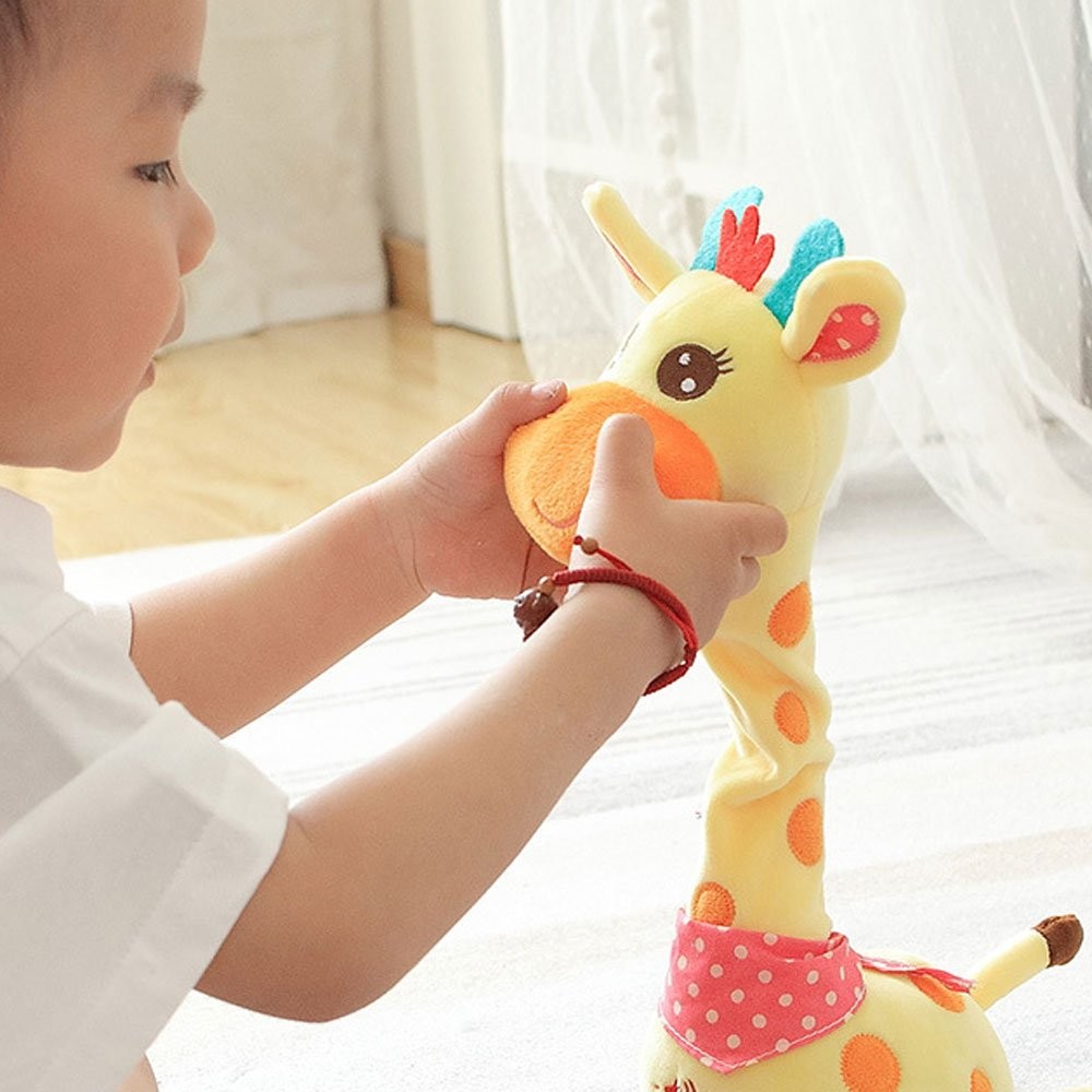 Kid s Favorite Dancing Giraffe Plush Singing Animal Plush Doll JQ