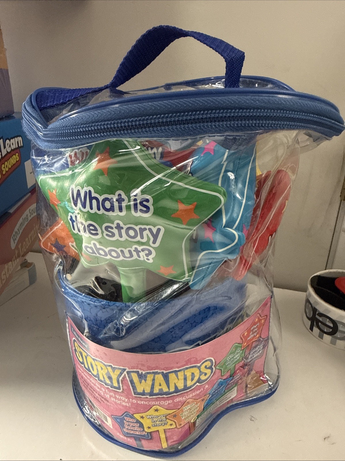 Lakeshore Story Word Wands Set of 8, Rare and Discontinued