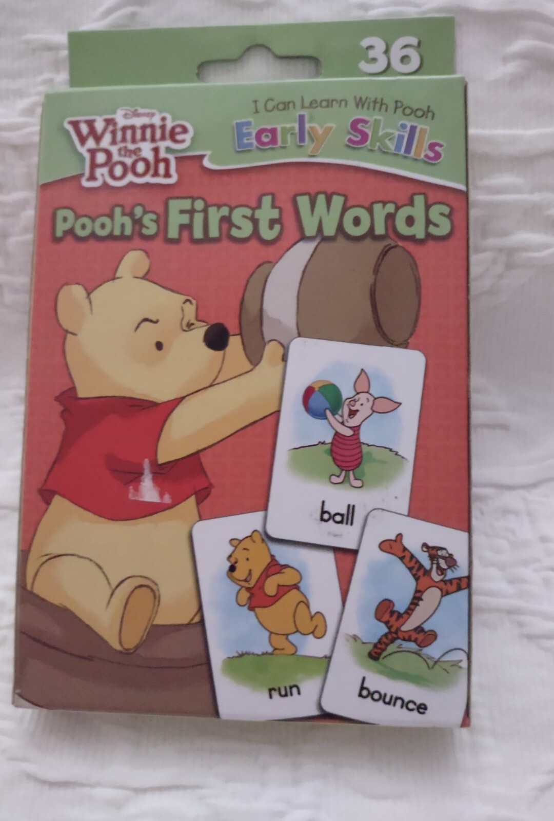 Disney,Winnie The Pooh,Early Skills, Pooh’s first World, Flash Cards, good…