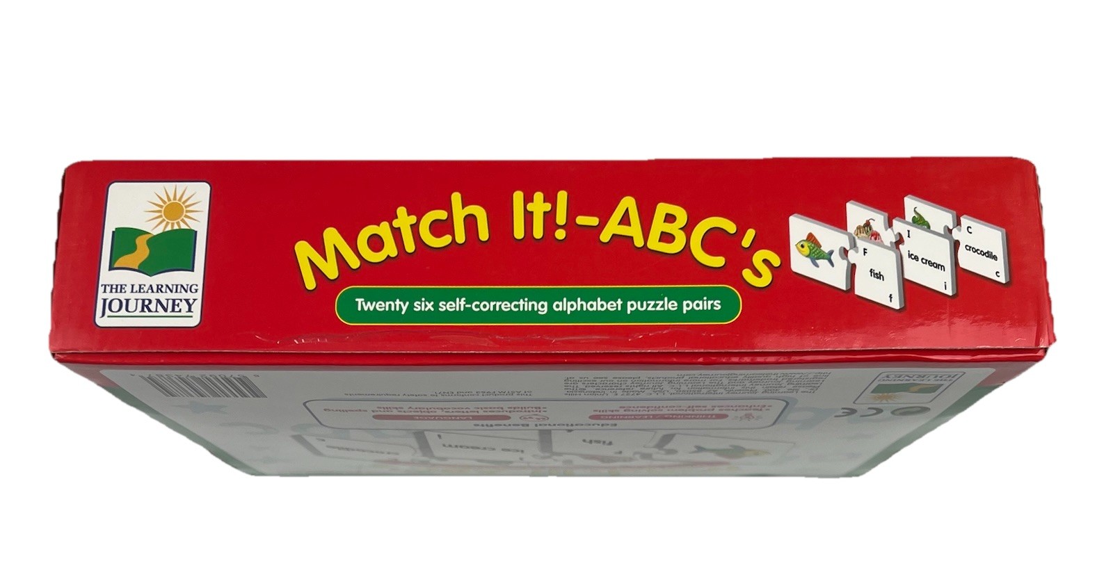 Match It! ABC’S Puzzles The Learning Journey Letter Word Recognition Preschool