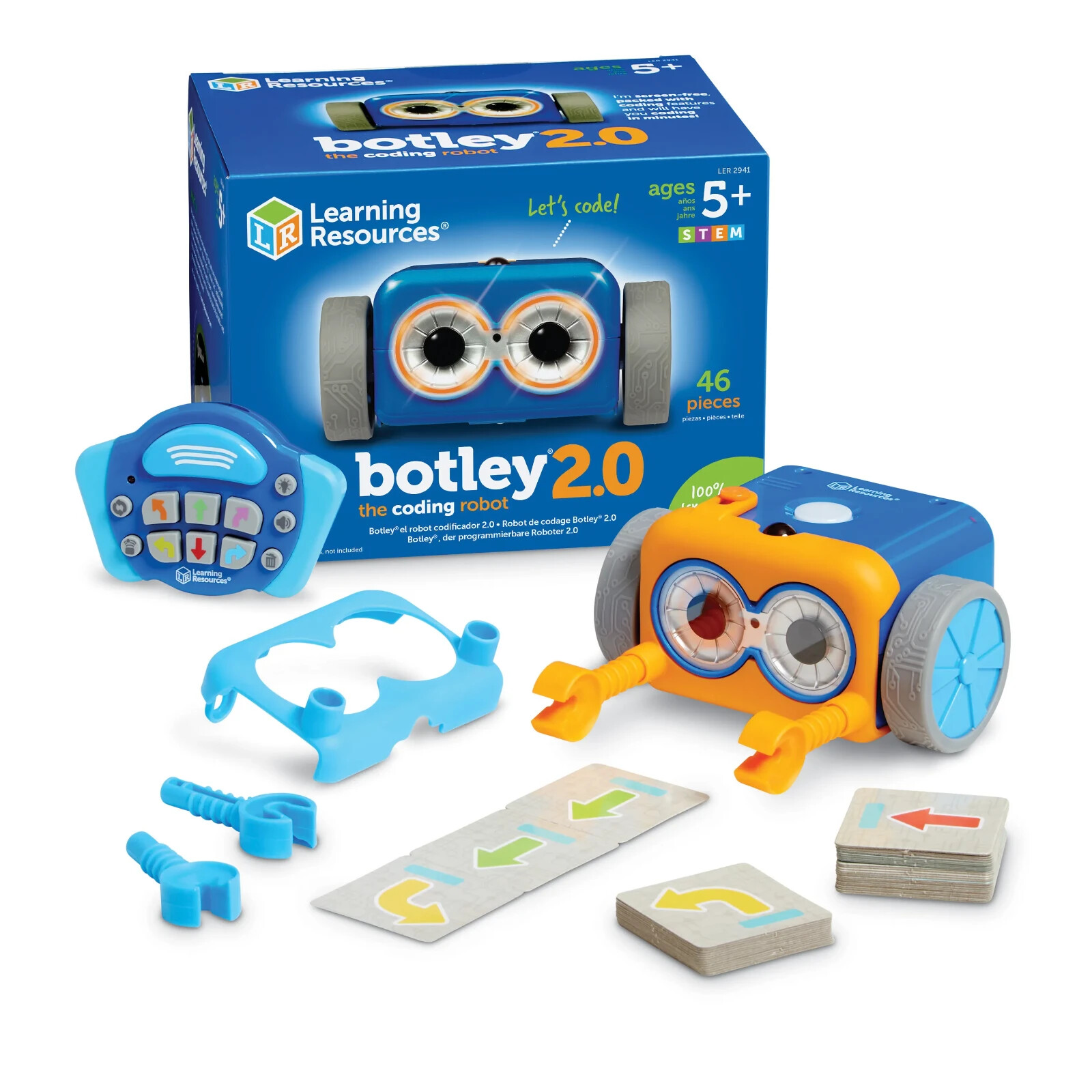 Learning Resources LER2935 Botley The Coding Robot Activity Set + Construction