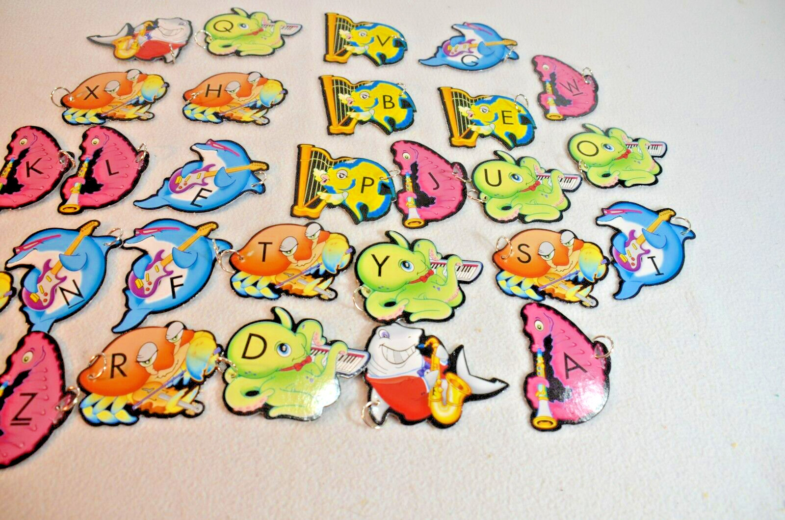 Discovery Toys (ABC) AB Seas Alphabet Fishing Game 1991 Replacement Pieces