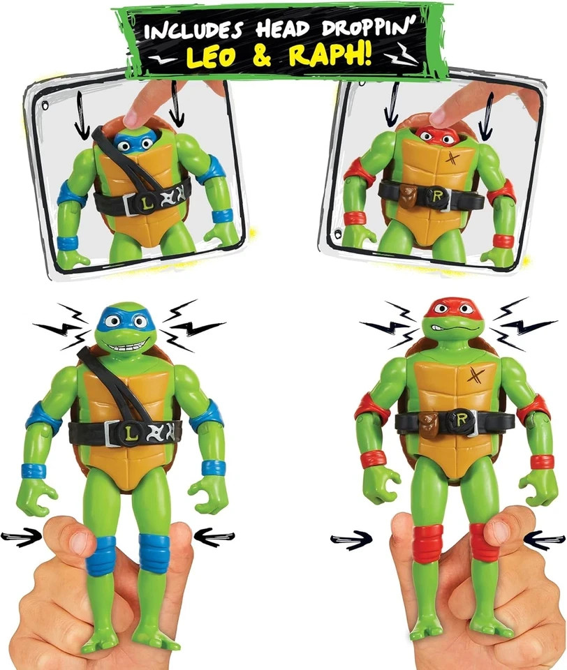 Teenage Mutant Ninja Turtles Sewer Lair Pop Up Playset Action On The Go New Toy