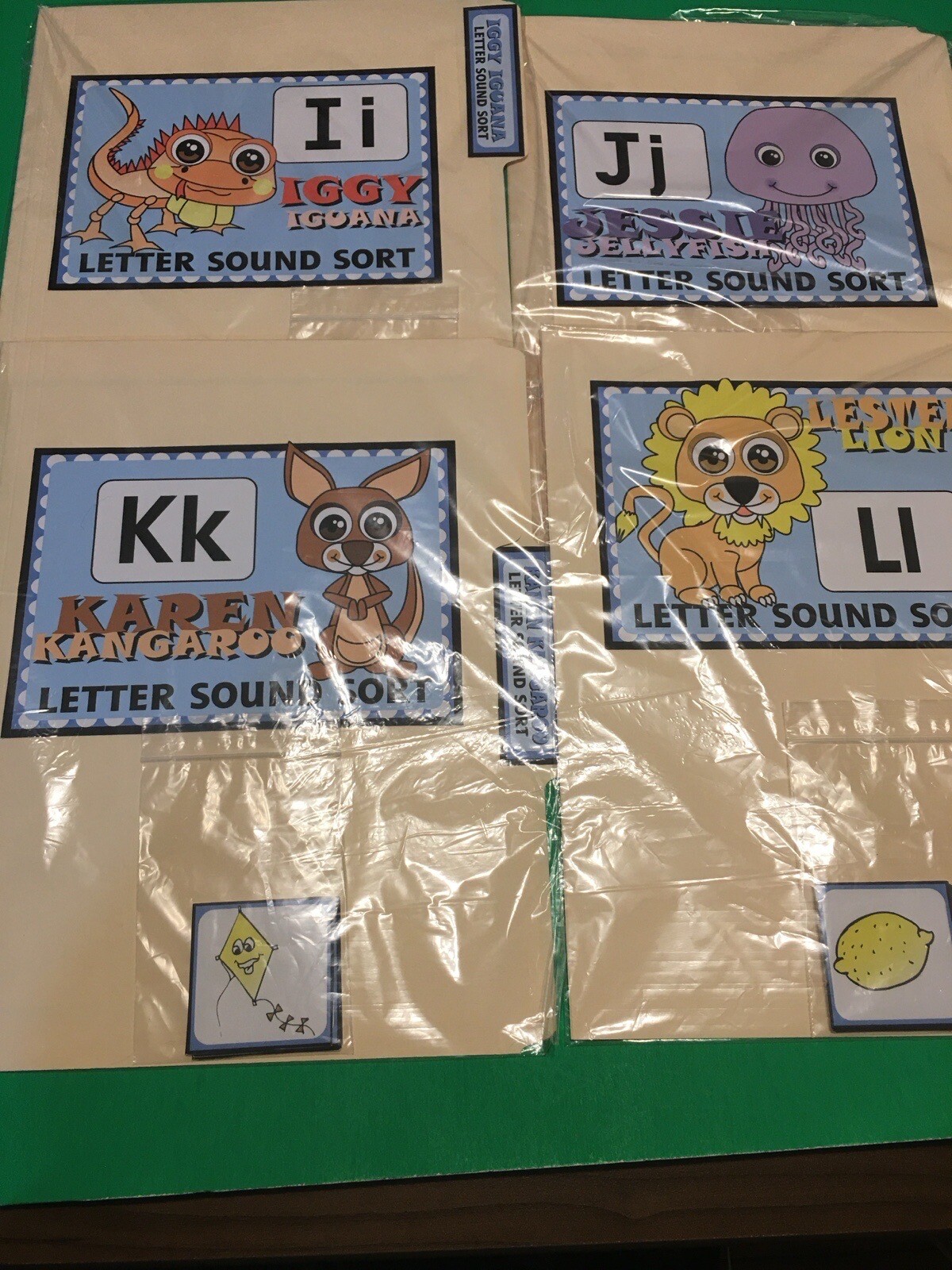 A To Z – DIY – 26 File Folder Kits – Activity Set for Learning Centers PRINTED