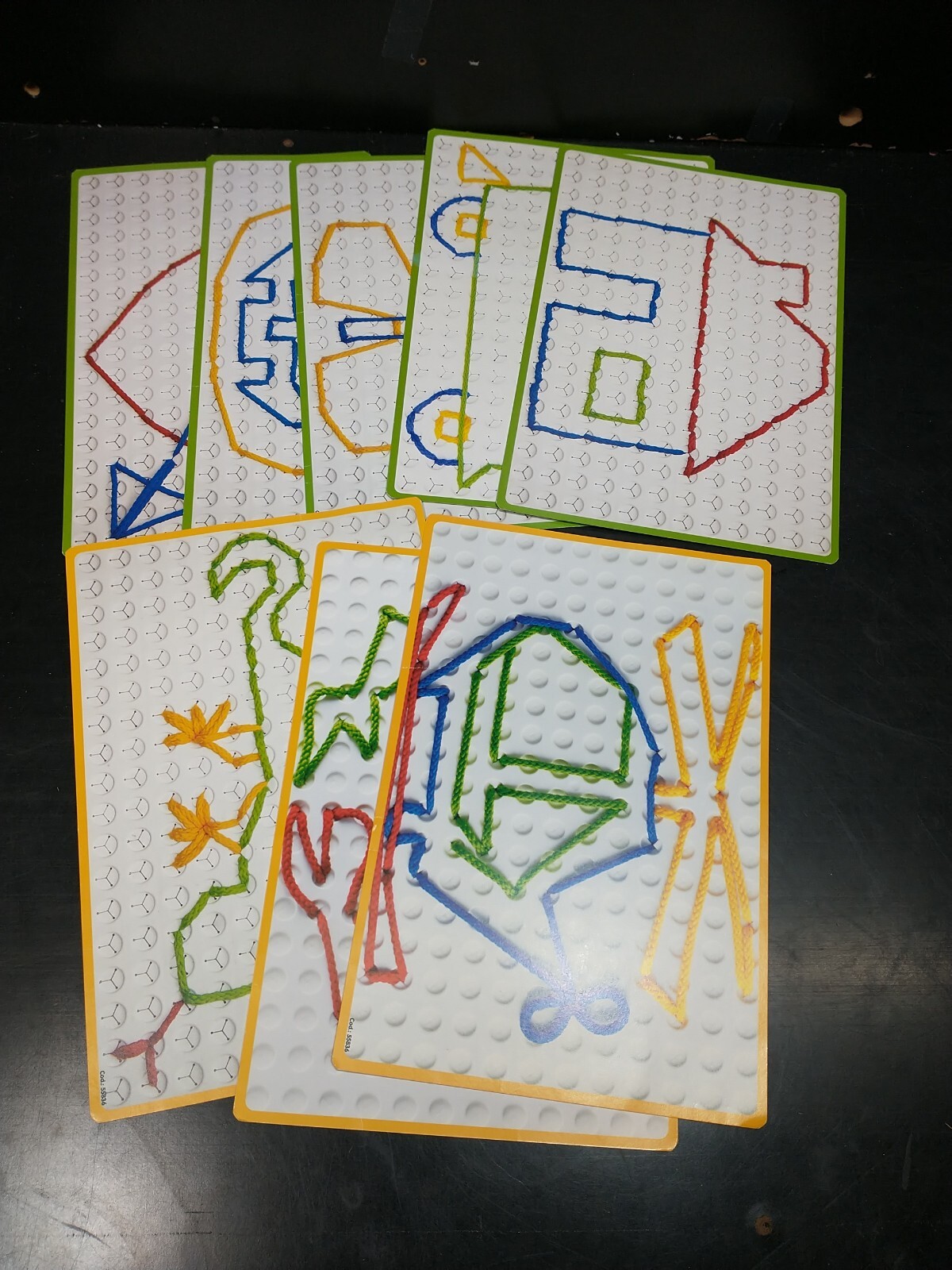 *INCOMPLETE* Quercetti Filo Lacing Board Italy kids Fine Motor Skills 2009 0570