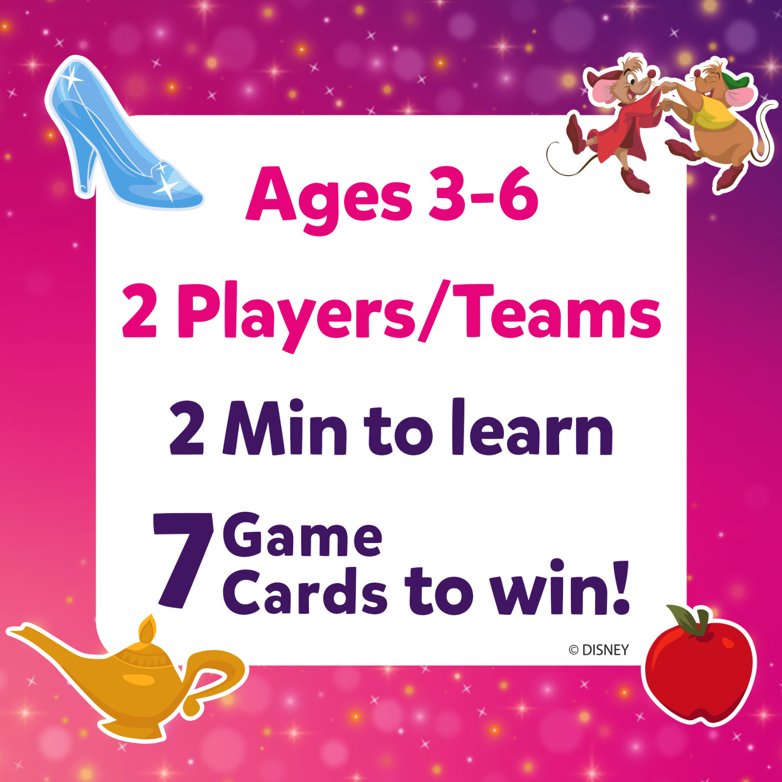 Skillmatics Card Game – Guess in 10 Junior Disney Princess for Kids Ages 3 to 6