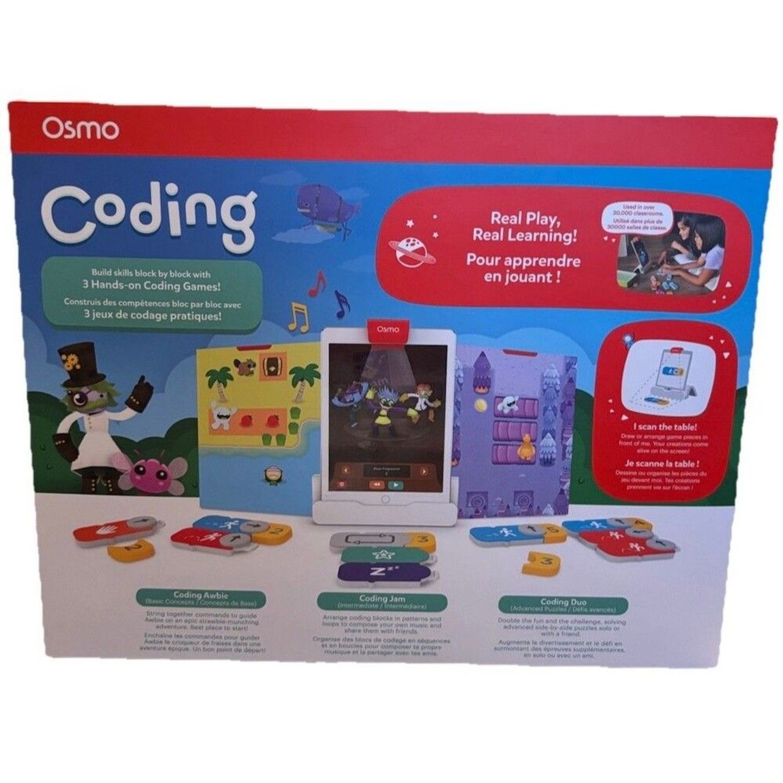 Osmo Coding Starter Kit Educational Toy for iPad 5-10 Years, Age Level 4-7 NEW