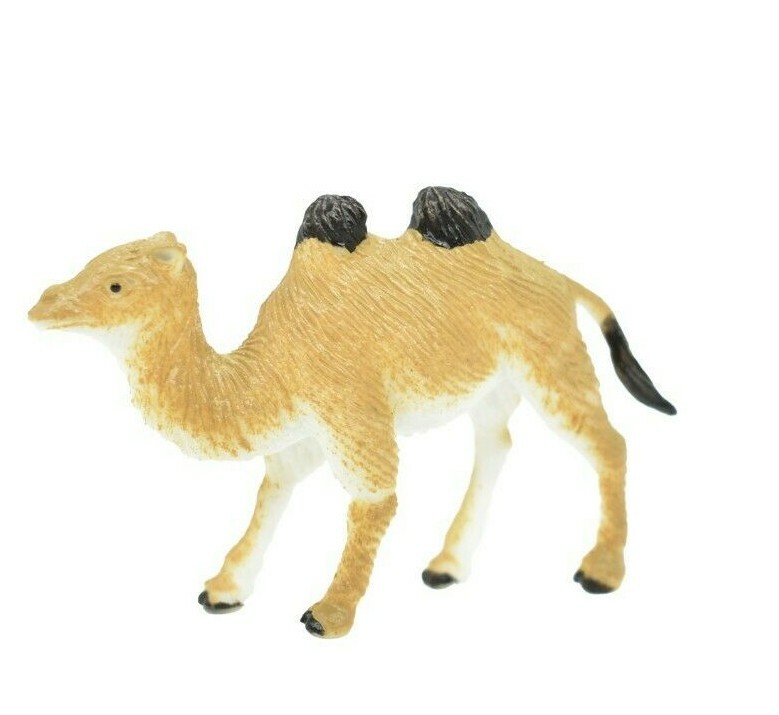Camel, Bactrian, Plastic Animal, Realistic Toy Model 2.75″ F7048