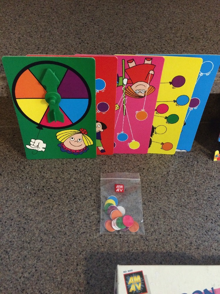 Balloon Match & Animal Olympics AMAV Vintage 1988 Made In Israel