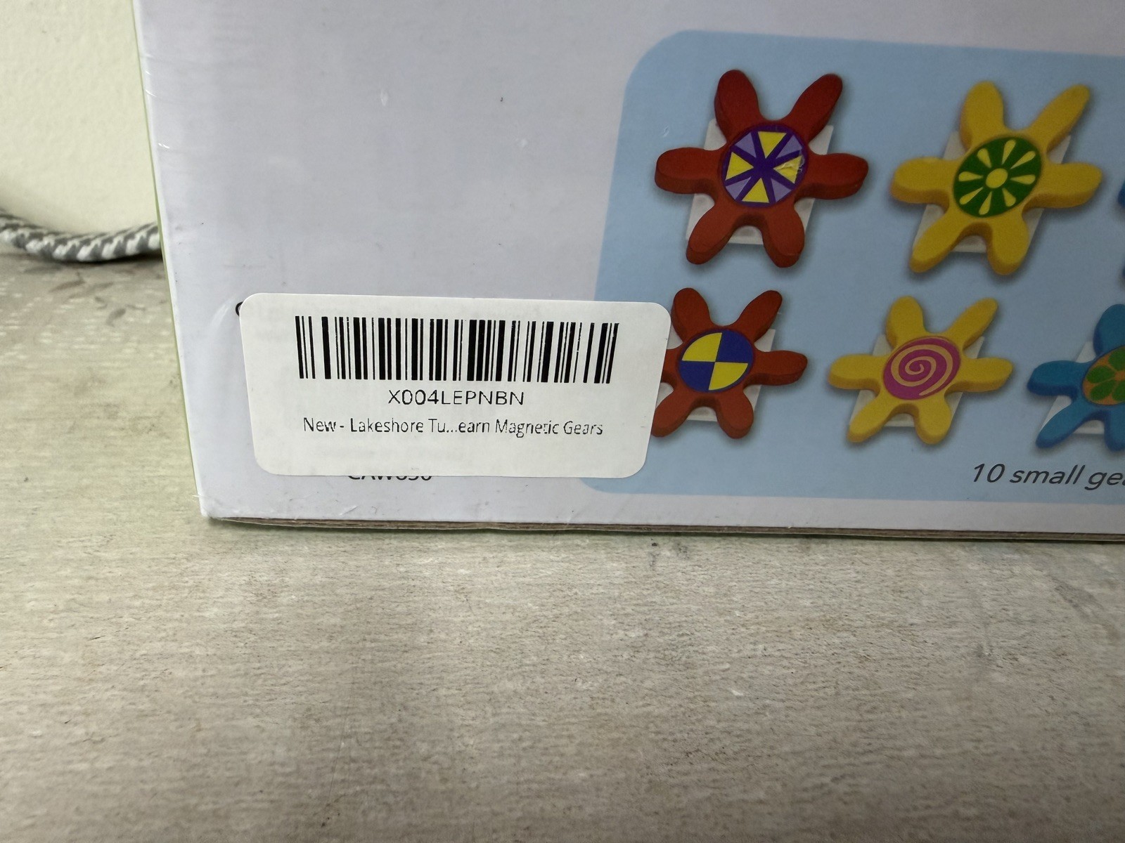 Lakeshore Magnetic Gears Set 22 pcs learn and play STEM Toy Ages 3+ New Sealed