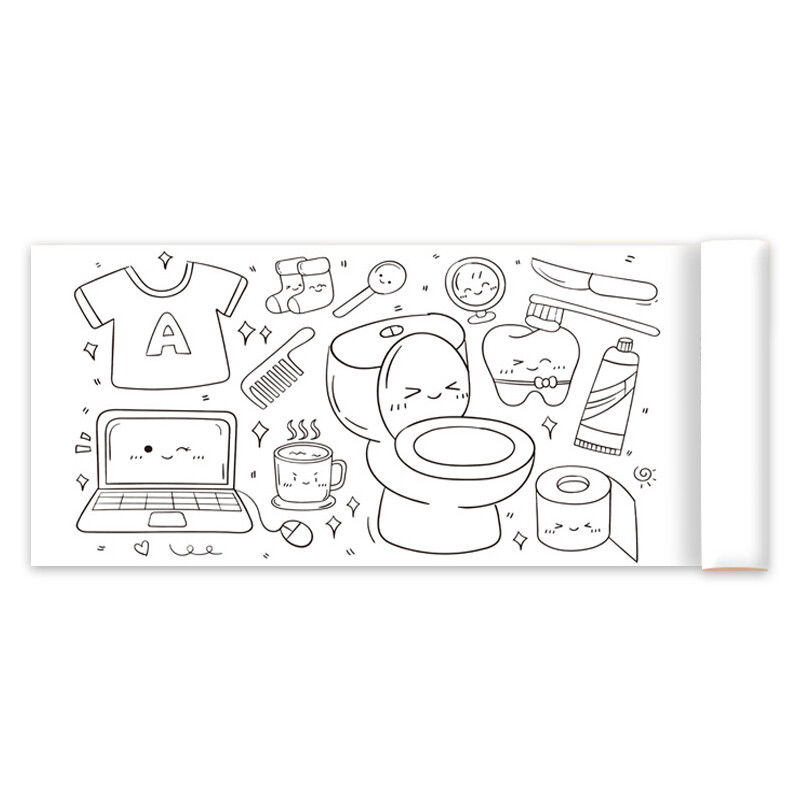 3-Meter Graffiti Scroll Children’s Drawing Roll DIY Kid Painting Educational Toy