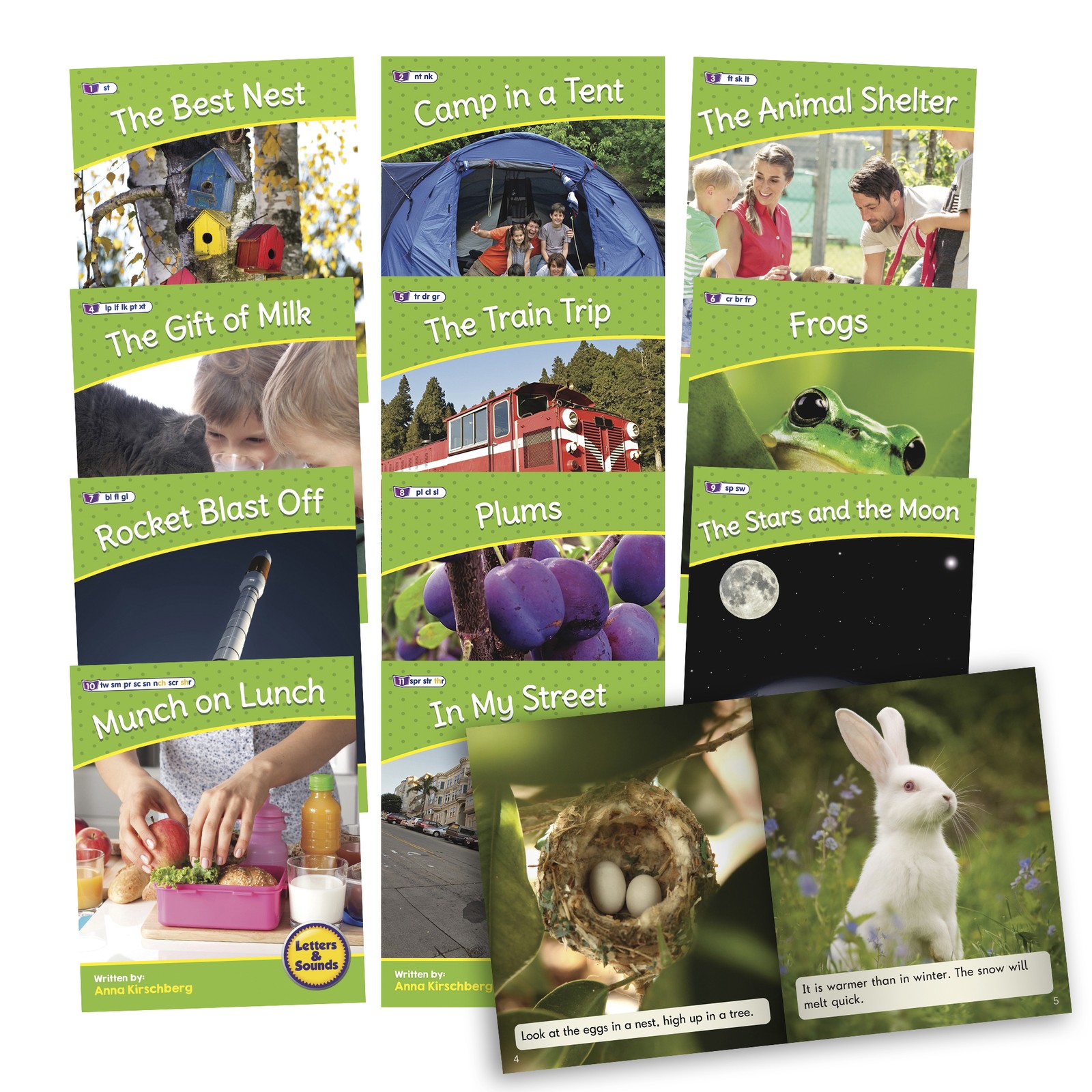 Junior Learning Letters & Sounds Phase 4 Set 2 Non-Fiction Readers,Multi