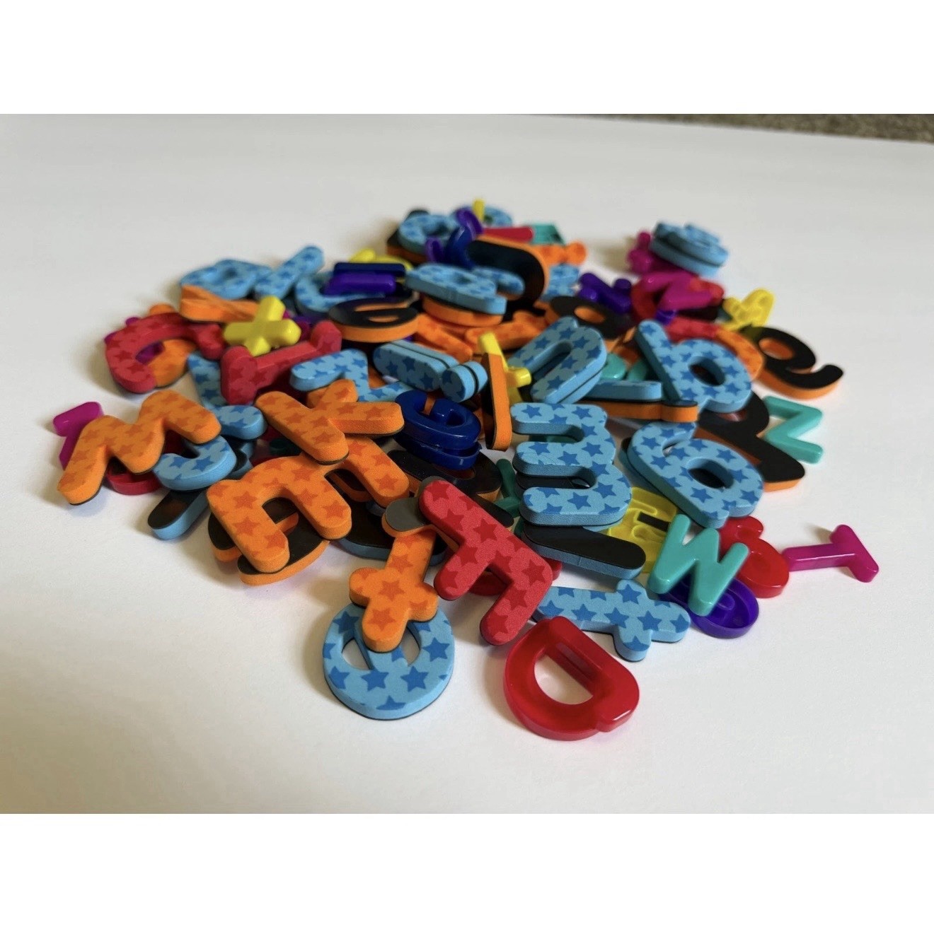 Magnetic Alphabet Letters & Numbers Set – Uppercase, Lowercase, Math Symbols