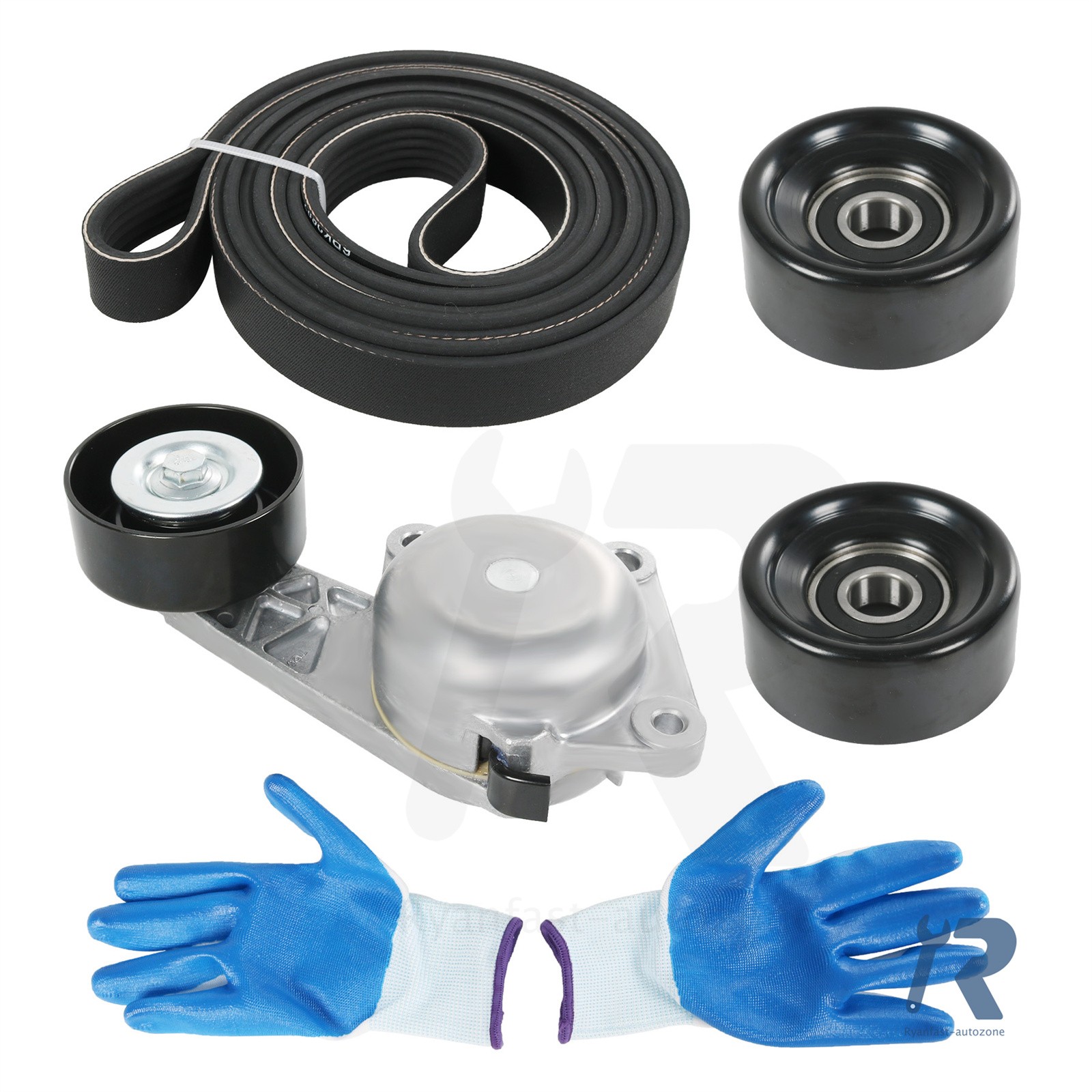 NEW Engine Serpentine Belt Drive Kit Compatible with Ford F-250 Super Duty