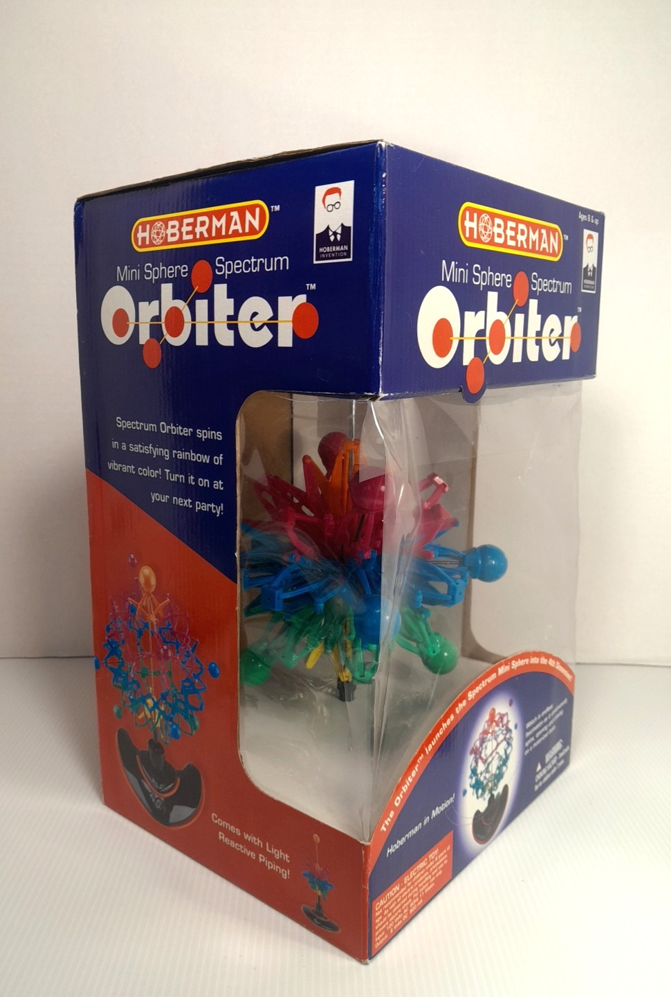 Vtg 2000 Hoberman Mini Sphere Orbiter Educational Toy New Open Box